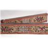 Image 1 : THREE CHINESE SCROLL WINDOW VALANCES