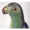 Image 4 : A POLYCHROME DECORATED PARCEL-GILT CLOISSONE PARROT