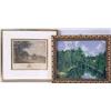 Image 1 : A FRAMED WATERCOLOR