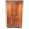 Image 1 : A PINE ONE-PIECE CORNER CUPBOARD