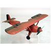 Image 2 : A RED- AND BLACK-PAINTED MODEL AIRPLANE