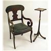 Image 1 : AN EMPIRE STYLE MAHOGANY ARMCHAIR