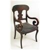 Image 2 : AN EMPIRE STYLE MAHOGANY ARMCHAIR