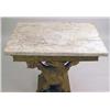 Image 2 : A REGENCY STYLE CARVED PINE GILTWOOD MARBLE TOP PIER TABLE