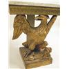 Image 3 : A REGENCY STYLE CARVED PINE GILTWOOD MARBLE TOP PIER TABLE