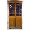 Image 1 : A GOTHIC REVIVAL PINE BOOKCASE CABINET