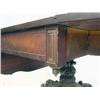 Image 2 : A CLASSICAL CARVED AND HIGHLY FIGURED MAHOGANY LIBRARY TABLE