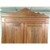 Image 2 : A VICTORIAN POPLAR TWO DOOR ARMOIRE