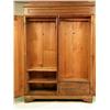 Image 5 : A VICTORIAN POPLAR TWO DOOR ARMOIRE