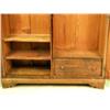 Image 6 : A VICTORIAN POPLAR TWO DOOR ARMOIRE