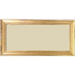 A LATE EMPIRE GILTWOOD OVERMANTLE MIRROR