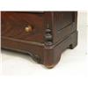 Image 4 : A VICTORIAN MAHOGANY SERPENTINE-FRONT MARBLE-TOP CHEST OF DRAWERS