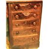 Image 5 : A VICTORIAN LEATHER-INSET MAHOGANY DESK