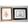 Image 1 : TWO FRAMED PRINTS