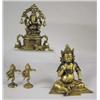 Image 1 : A GROUP OF GILDED BRONZE SCULPTURES