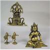 Image 2 : A GROUP OF GILDED BRONZE SCULPTURES