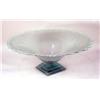 Image 1 : A TINTED FROSTED TO CLEAR ART GLASS FOOTED CENTERPIECE