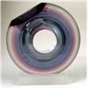 Image 2 : AN AMETHYST AND FROSTED GLASS ART GLASS SCULPTURE