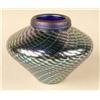 Image 5 : FOUR IRIDESCENT ART GLASS CIRCULAR VASES