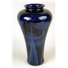 Image 2 : THREE COBALT BLUE ART GLASS VASES