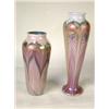 Image 1 : TWO ART GLASS LILAC VASES