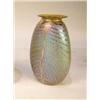 Image 3 : TWO AMBER COLORED GLASS VASES