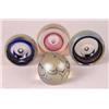 Image 1 : A GROUP OF FOUR GLASS PAPERWEIGHTS