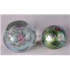 Image 4 : A GROUP OF SEVEN GLASS PAPERWEIGHTS