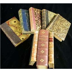 A MISCELLANEOUS GROUP OF LEATHER BOUND BIBLES