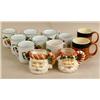 Image 1 : A GROUP OF EIGHT ROYAL WORCESTER "EVESHAM VAIL" PORCELAIN PATTERN MUGS