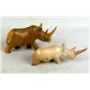 Image 3 : A GROUP OF ASSORTED RHINOCEROS FIGURINES