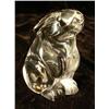Image 5 : FOUR COLORLESS GLASS ANGEL-FORM TABLE ARTICLES