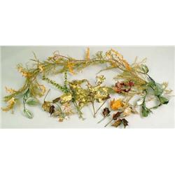 TWO GROUPS OF HOLIDAY GARLAND