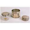 Image 4 : A GROUP OF STERLING SILVER SMALL BOXES