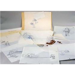 A GROUP OF ADVERTISING DRAWINGS