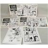 Image 1 : A MISCELLANEOUS GROUP OF BLACK AND WHITE COMIC BOOK ORIGINAL DRAWINGS