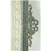 Image 3 : A JEWELED METAL DOUBLE HANDLED RECTANGULAR TRAY