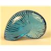 Image 2 : A SMALL BLUE GLASS SNAIL-FORM SCULPTURE