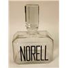 Image 2 : A COLORLESS GLASS NORELL PERFUME BOTTLE