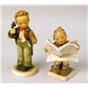 Image 1 : TWO CERAMIC POLYCHROME DECORATED FIGURES OF BOYS