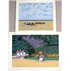 Image 1 : TWO UNFRAMED POLYCHROME PRINTS