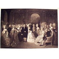 AN UNFRAMED ENGRAVING