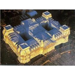 AN UNFRAMED POLYCHROME LITHOGRAPH