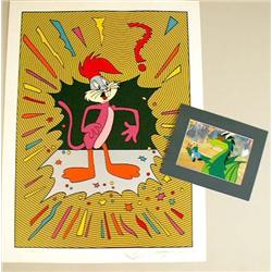 AN UNFRAMED POLYCHROME SERIGRAPH