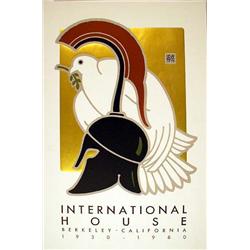 AN UNFRAMED POLYCHROME PRINT