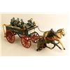 Image 1 : A CAST-IRON PAINT-DECORATED POLICE WAGON TOY