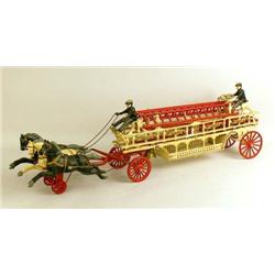 A CAST IRON POLYCHROME-PAINT DECORATED TOY