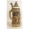 Image 1 : A GLAZED CERAMIC BEER STEIN