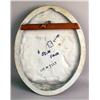 Image 3 : AN OVAL POLYCHROME-DECORATED PORCELAIN PLAQUE