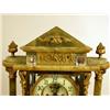 Image 3 : AN ORMOLU MOUNTED GREEN MARBLE MANTLE CLOCK